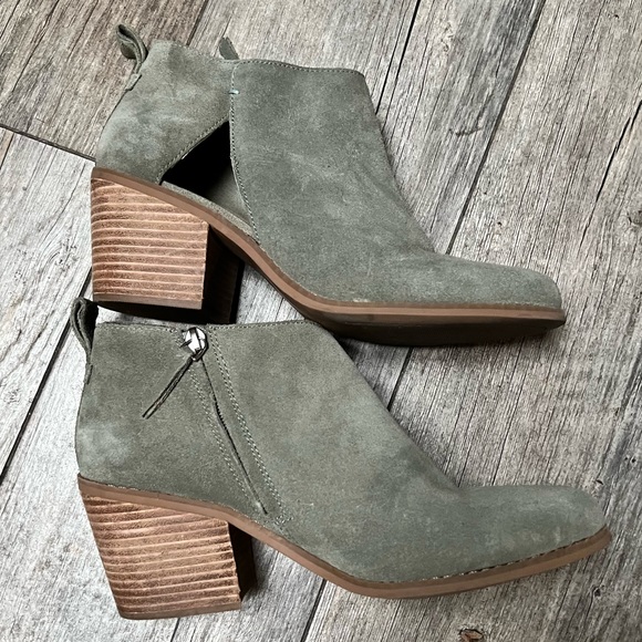 TOMS | Lea suede booties green - Picture 12 of 12